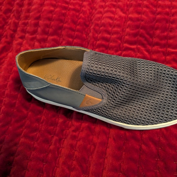 Olukai Men's Gray Slip-On Shoes - Picture 3 of 4